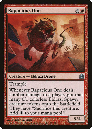 Rapacious One [Commander 2011] | Magic Magpie