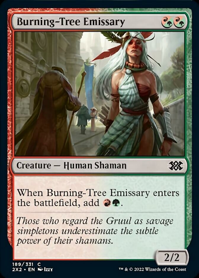 Burning-Tree Emissary [Double Masters 2022] | Magic Magpie