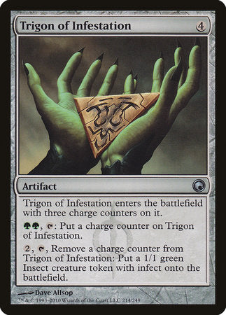 Trigon of Infestation [Scars of Mirrodin] | Magic Magpie