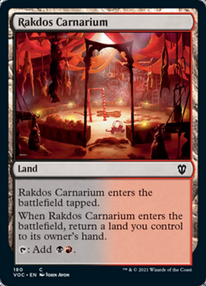 Rakdos Carnarium [Innistrad: Crimson Vow Commander] | Magic Magpie