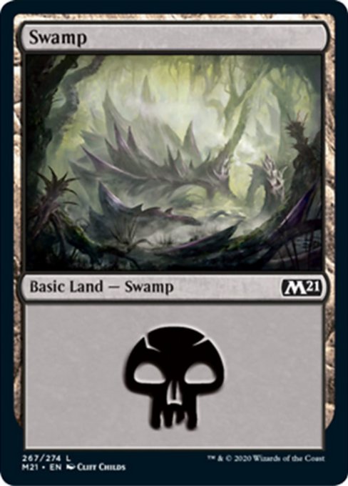 Swamp (267) [Core Set 2021] | Magic Magpie