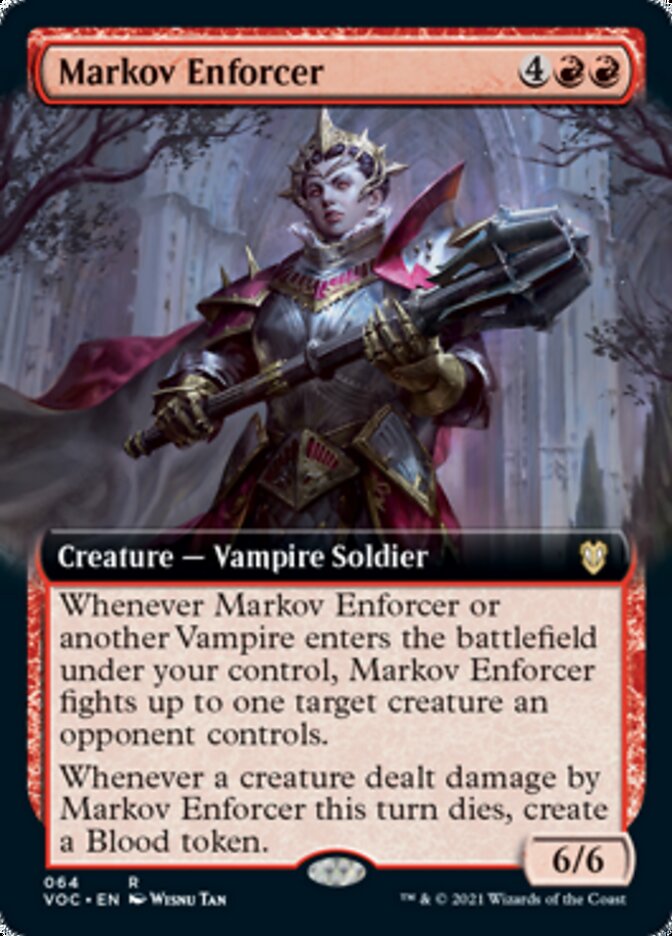 Markov Enforcer (Extended) [Innistrad: Crimson Vow Commander] | Magic Magpie