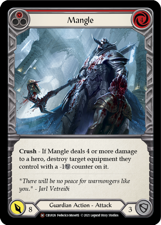 Mangle (Rainbow Foil) [U-CRU026-RF] Unlimited Rainbow Foil | Magic Magpie