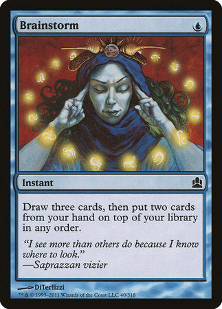 Brainstorm [Commander 2011] | Magic Magpie