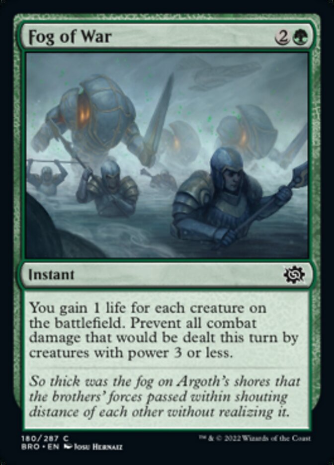 Fog of War [The Brothers' War] | Magic Magpie