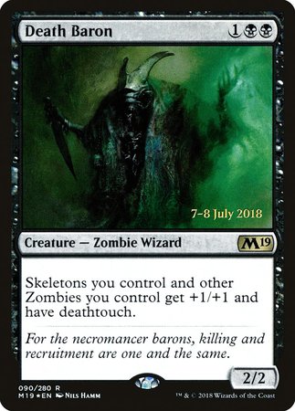 Death Baron [Core Set 2019 Promos] | Magic Magpie