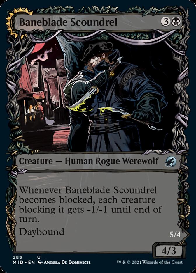 Baneblade Scoundrel // Baneclaw Marauder (Showcase Equinox) [Innistrad: Midnight Hunt] | Magic Magpie