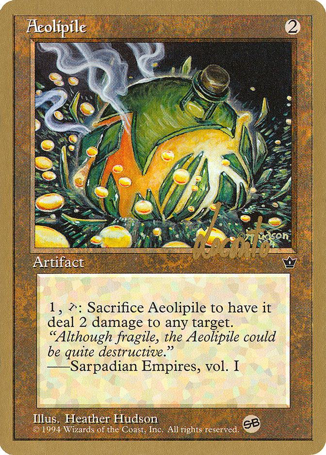 Aeolipile (Michael Loconto) (SB) [Pro Tour Collector Set] | Magic Magpie