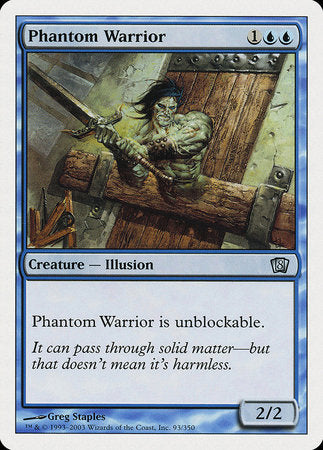 Phantom Warrior [Eighth Edition] | Magic Magpie