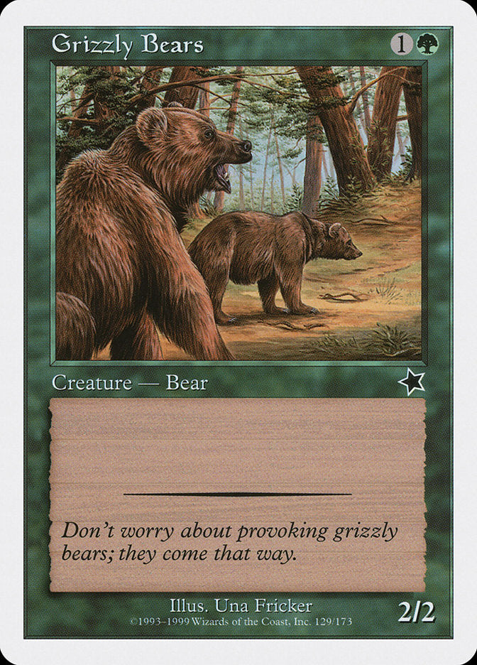 Grizzly Bears [Starter 1999] | Magic Magpie