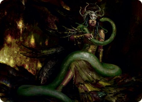 Saryth, the Viper's Fang Art Card [Innistrad: Midnight Hunt Art Series] | Magic Magpie