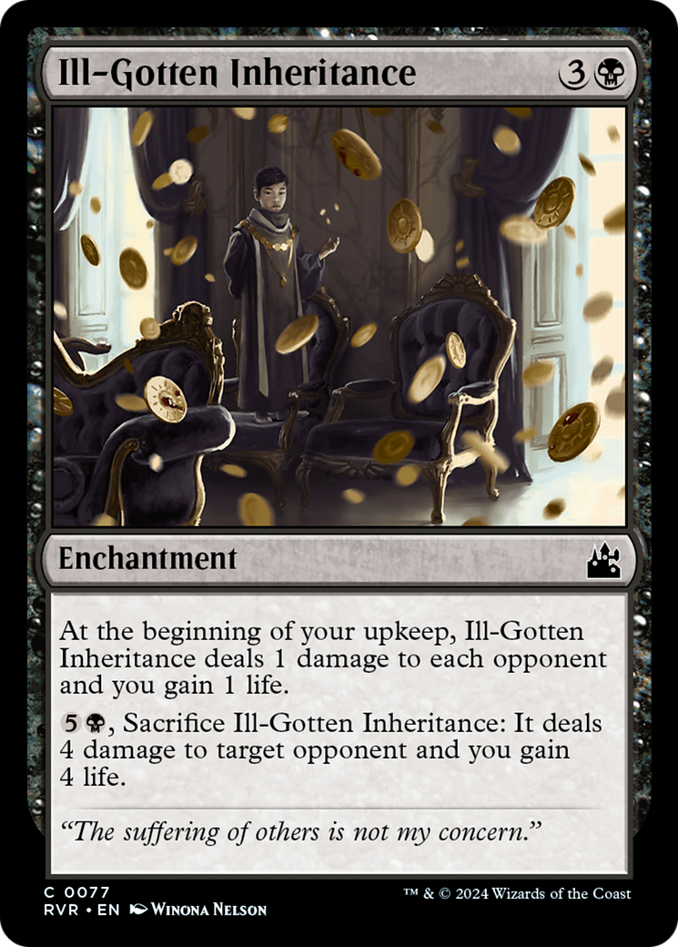 Ill-Gotten Inheritance [Ravnica Remastered] | Magic Magpie