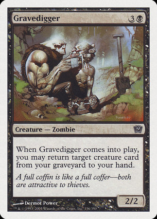 Gravedigger [Ninth Edition] | Magic Magpie