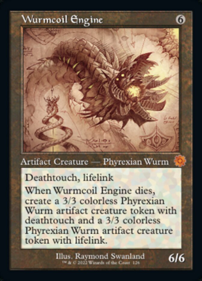 Wurmcoil Engine (Retro Schematic) [The Brothers' War Retro Artifacts] | Magic Magpie