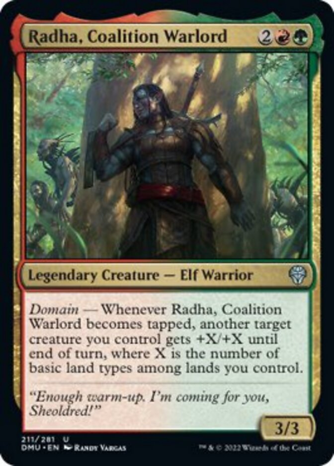 Radha, Coalition Warlord [Dominaria United] | Magic Magpie