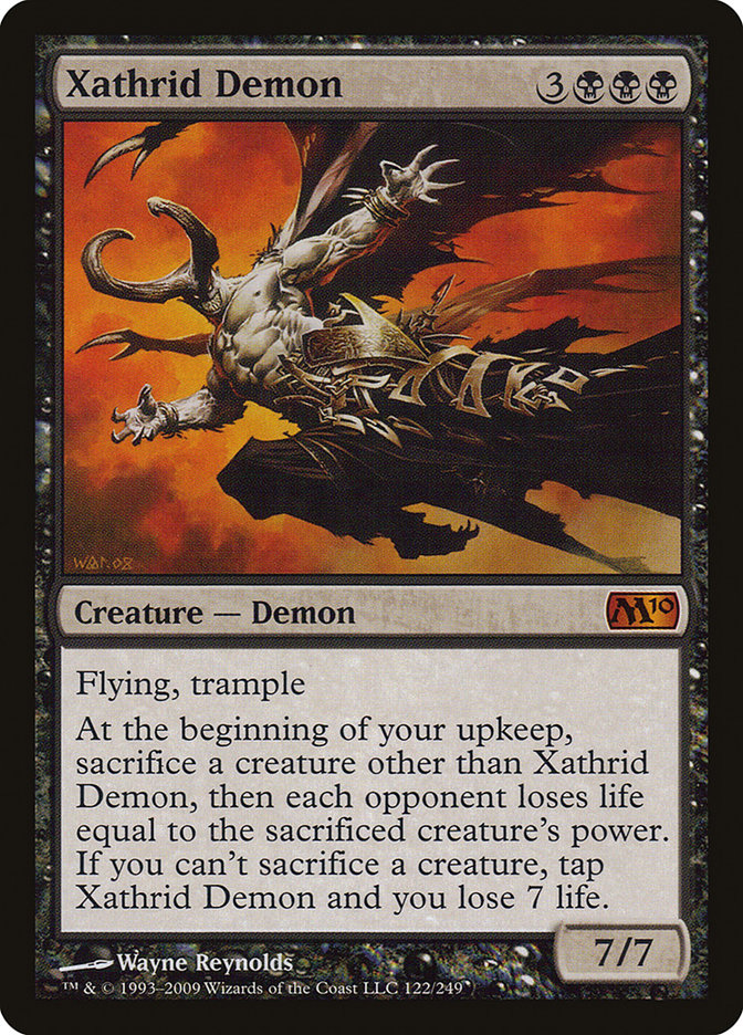 Xathrid Demon [Magic 2010] | Magic Magpie