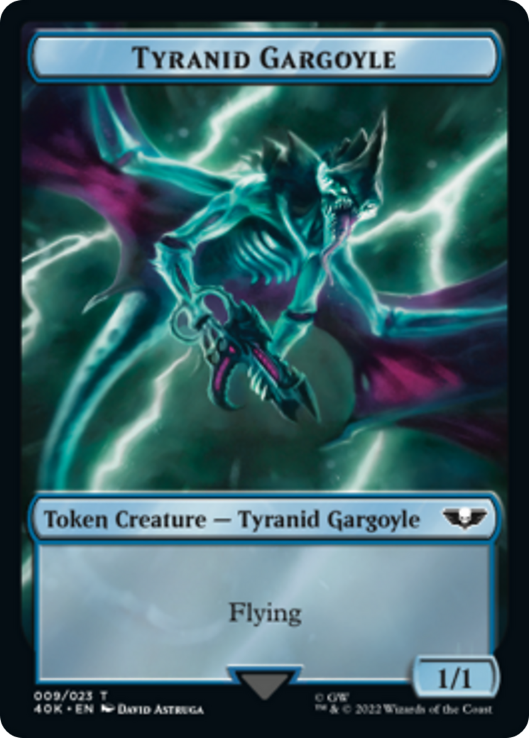 Tyranid (17) // Tyranid Gargoyle [Universes Beyond: Warhammer 40,000 Tokens] | Magic Magpie