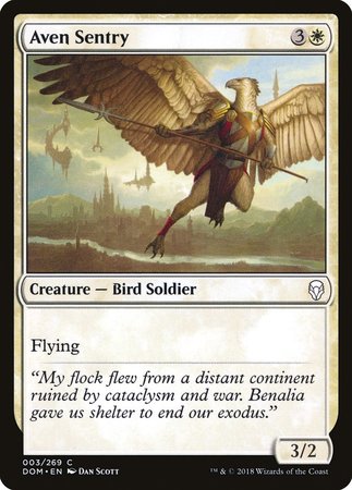 Aven Sentry [Dominaria] | Magic Magpie