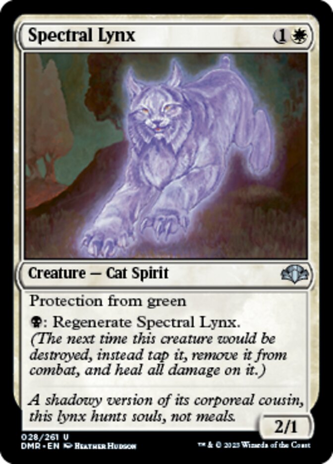 Spectral Lynx [Dominaria Remastered] | Magic Magpie