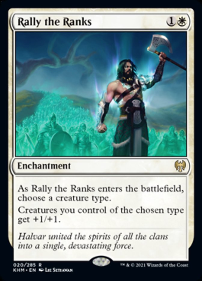 Rally the Ranks [Kaldheim] | Magic Magpie