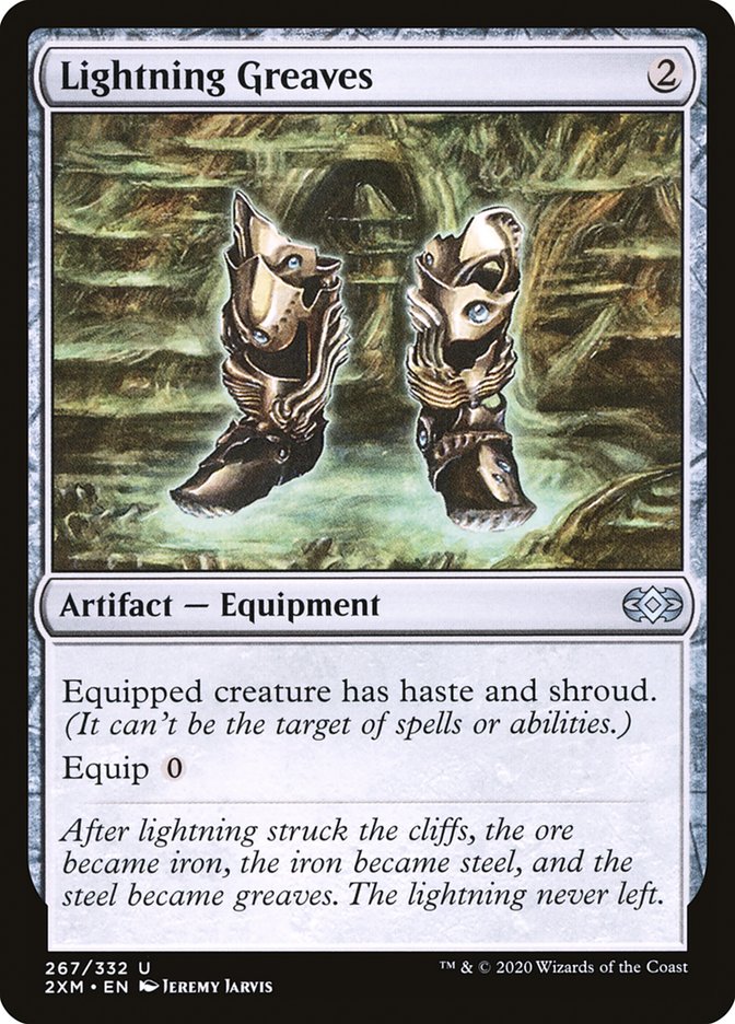 Lightning Greaves [Double Masters] | Magic Magpie