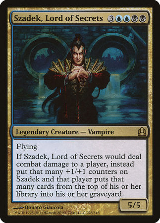 Szadek, Lord of Secrets [Commander 2011] | Magic Magpie