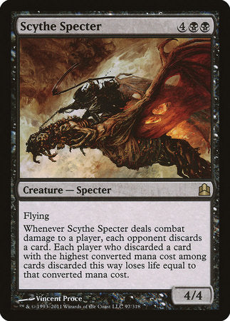 Scythe Specter [Commander 2011] | Magic Magpie