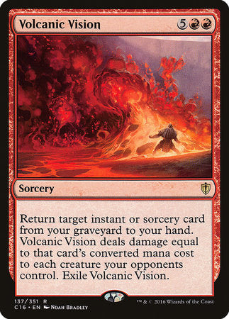 Volcanic Vision [Commander 2016] | Magic Magpie