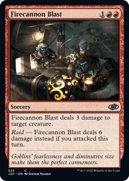 Firecannon Blast [Jumpstart 2022] | Magic Magpie
