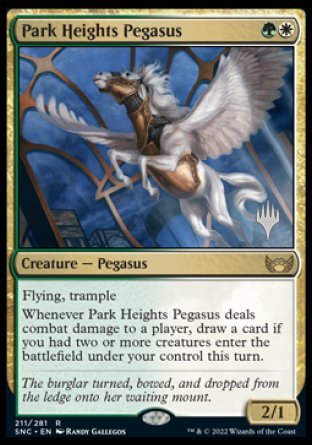 Park Heights Pegasus (Promo Pack) [Streets of New Capenna Promos] | Magic Magpie