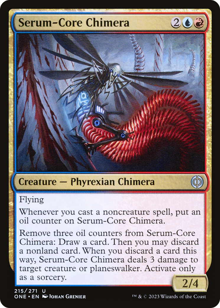 Serum-Core Chimera [Phyrexia: All Will Be One] | Magic Magpie
