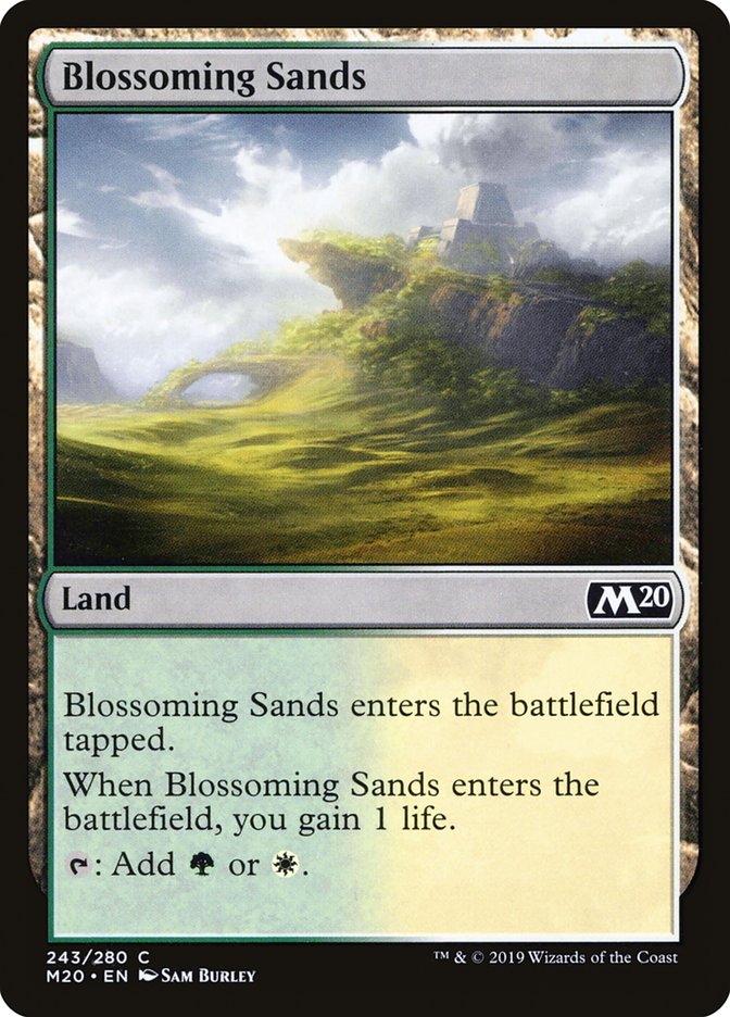 Blossoming Sands [Core Set 2020] | Magic Magpie