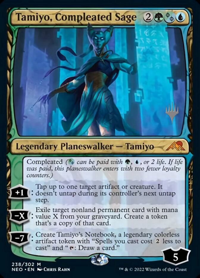 Tamiyo, Compleated Sage (Promo Pack) [Kamigawa: Neon Dynasty Promos] | Magic Magpie