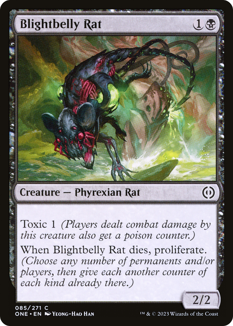 Blightbelly Rat [Phyrexia: All Will Be One] | Magic Magpie