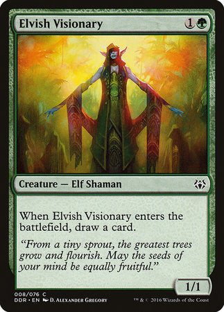 Elvish Visionary [Duel Decks: Nissa vs. Ob Nixilis] | Magic Magpie