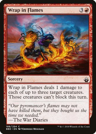 Wrap in Flames [Battlebond] | Magic Magpie