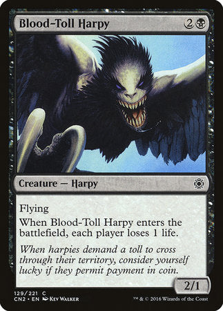 Blood-Toll Harpy [Conspiracy: Take the Crown] | Magic Magpie