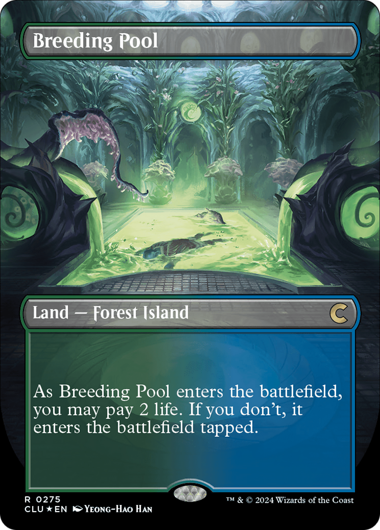 Breeding Pool (Borderless) [Ravnica: Clue Edition] | Magic Magpie