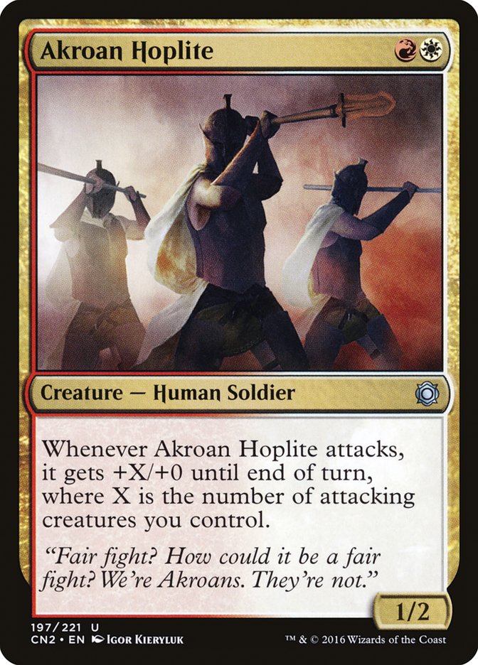 Akroan Hoplite [Conspiracy: Take the Crown] | Magic Magpie
