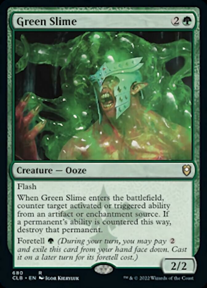 Green Slime [Commander Legends: Battle for Baldur's Gate] | Magic Magpie