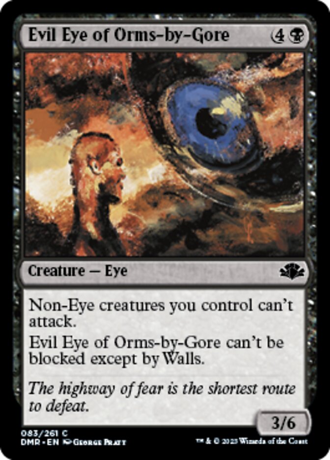 Evil Eye of Orms-by-Gore [Dominaria Remastered] | Magic Magpie