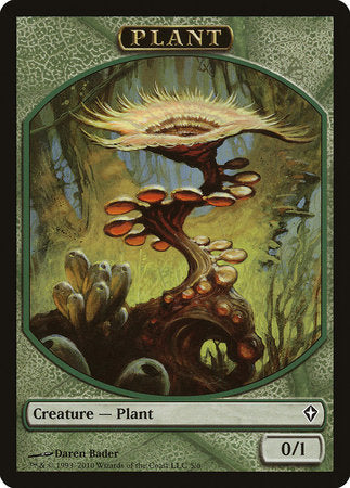 Plant Token [Worldwake Tokens] | Magic Magpie