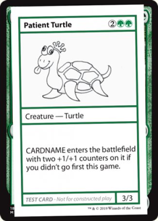 Patient Turtle (2021 Edition) [Mystery Booster Playtest Cards] | Magic Magpie