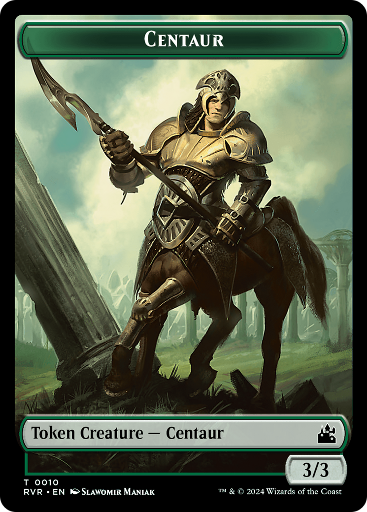 Centaur Token [Ravnica Remastered Tokens] | Magic Magpie