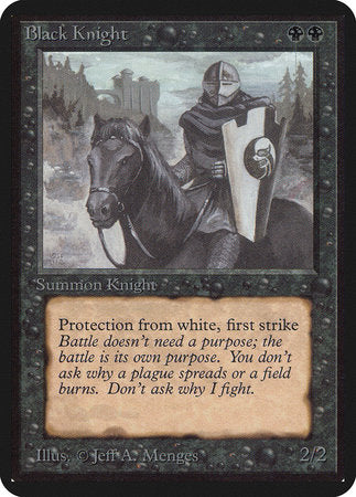 Black Knight [Limited Edition Alpha] | Magic Magpie