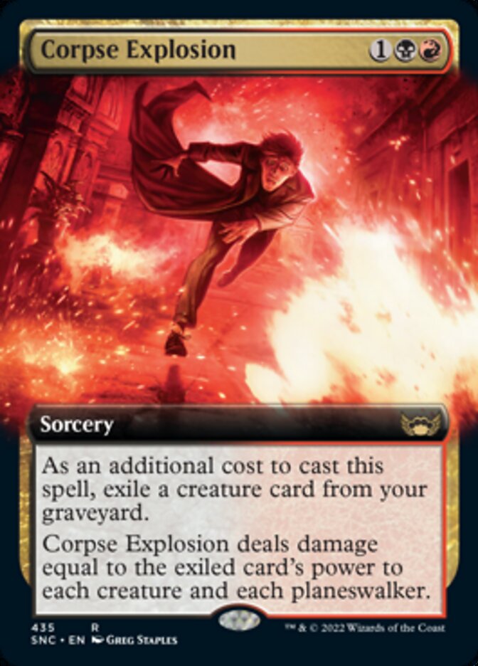 Corpse Explosion (Extended Art) [Streets of New Capenna] | Magic Magpie