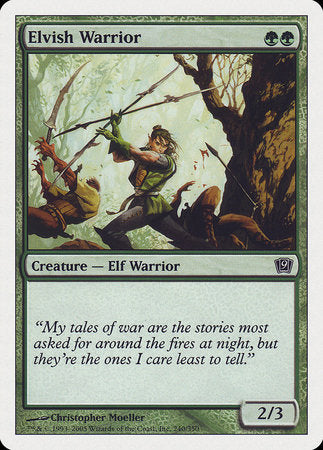 Elvish Warrior [Ninth Edition] | Magic Magpie