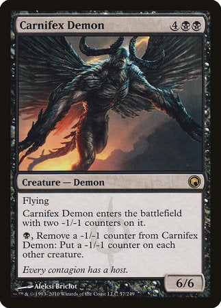 Carnifex Demon [Scars of Mirrodin] | Magic Magpie