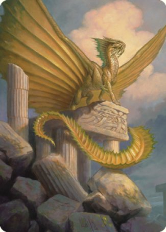 Ancient Gold Dragon Art Card (05) [Commander Legends: Battle for Baldur's Gate Art Series] | Magic Magpie