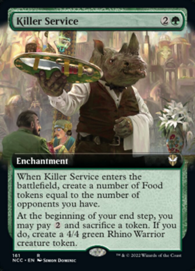 Killer Service (Extended Art) [Streets of New Capenna Commander] | Magic Magpie